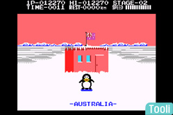 남극탐험(antarcticadventure) - MSX게임 - Tooli의 고전게임